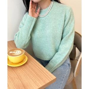 「MODE ROBE」 長袖ニット FREE ミント レディース