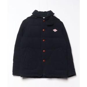 BEAMS別注　DANTON フード付きロングダウンジャケット ネイビー Danton（ダントン） ダウンジャケット「BEAMSコラボ」 34 ネイビー