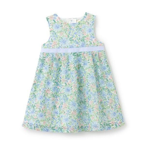 ワンピース フラワーレースワンピース キッズ 子供服 女の子