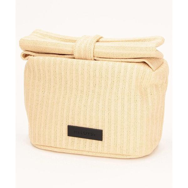 ハンドバッグ HELOYSE/エロイーズ ribbon pouch raffia/リボンポーチ ラフ...
