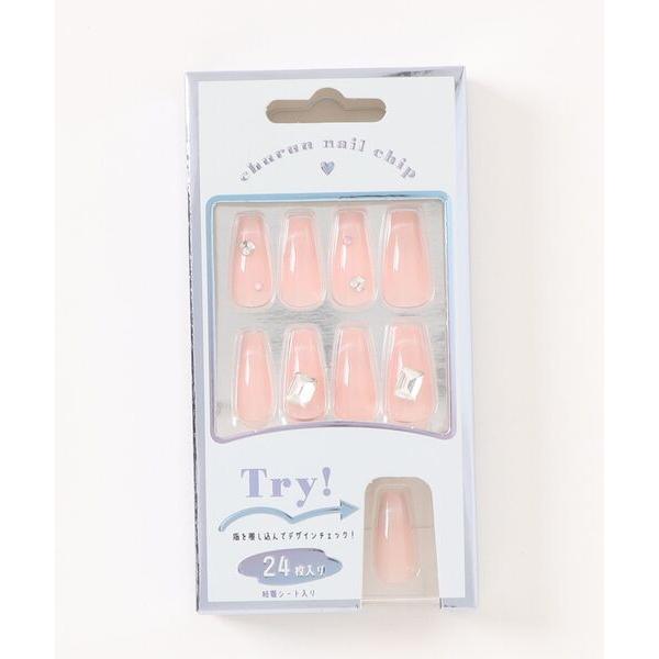 ネイルチップ ネイルシール ネイルチップロングスクエアタイプ