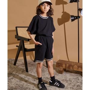 セットアップ 「PAIRMANON STREET」ラインリブ 半袖 セットアップ キッズ 子供服 男の子 女の子｜ZOZOTOWN Yahoo!店
