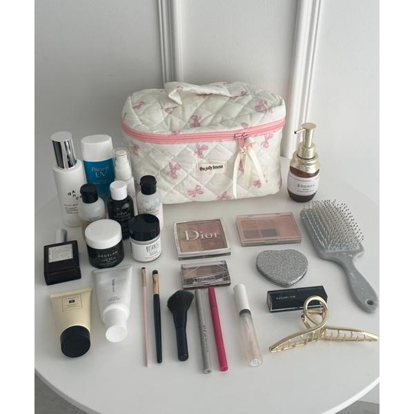 ポーチ キルティング デザインポーチ「L」 レディース