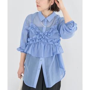 Jasmine Grandiflorum tシャツ 「Jasmine」2WAY袖フリル