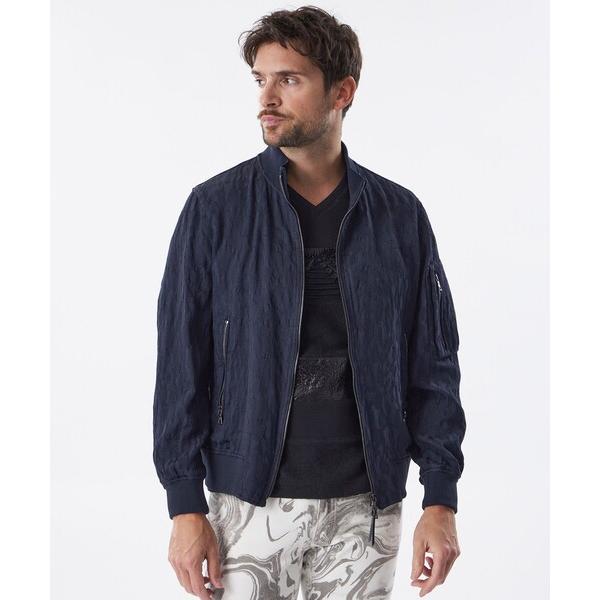 ブルゾン アウター 「PRIMA COLLECTION」レオパードジャカードブルゾン メンズ