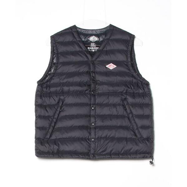 「DANTON」 ダウンベスト 38 ブラック レディース