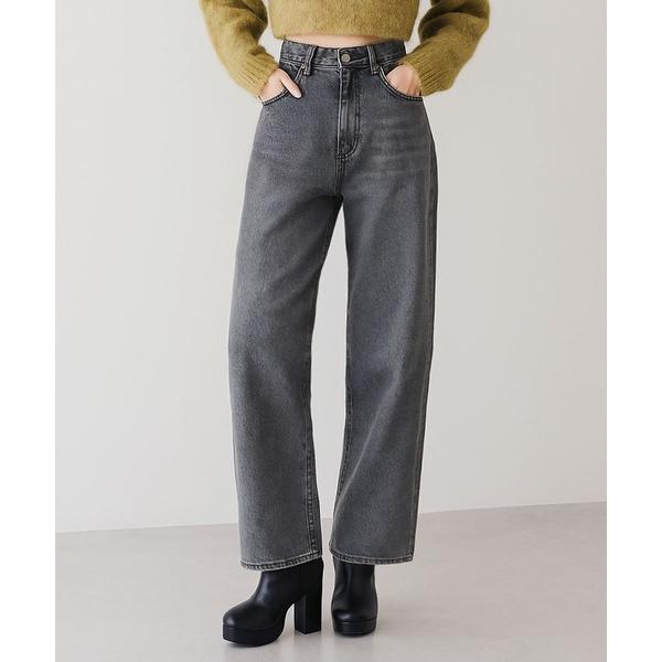 ジーンズ デニム デニムパンツ 股下長めタイプのワイドデニムパンツ レディース