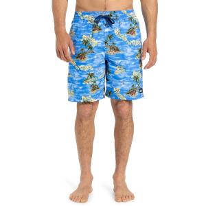 水着 EVERYDAY STRAIGHT VL/クイックシルバーウエストゴム総柄サーフトランクス・ボードショーツ・バギーショーツ(水着) メンズ レディース