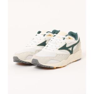 スニーカー mizuno ミズノ CONTENDER レディーススニーカー 厚底(コンテンダー) D1GA2369 25 オフホワイト/グリーン/ベー