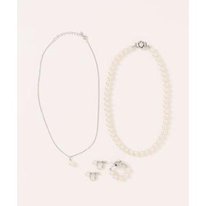 ネックレス （IV）貝パール4点セット レディース