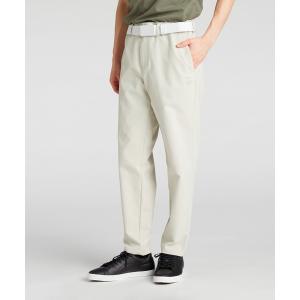 23区GOLF 【美品】23区ゴルフ パンツ ライトブラウン ロゴ刺しゅう