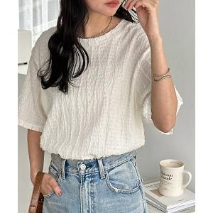 2026年6月】フリンジtシャツ（レディースTシャツ、カットソー）（襟首