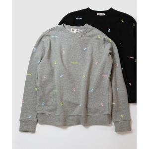トレーナー スウェット 「オンラインストア・店舗限定商品」ミニプリント裏毛スウェット レディース