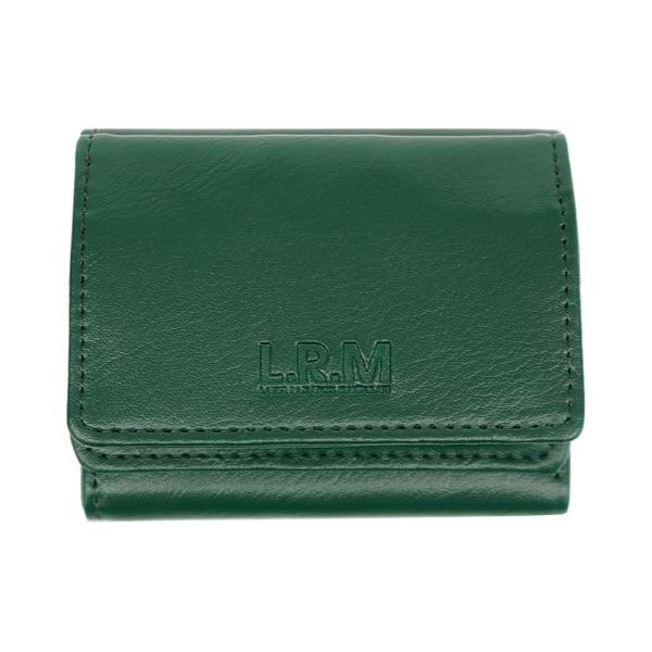 財布 L.R.M フェイクレザー  合皮 コンパクト ウォレット 財布 メンズ レディース