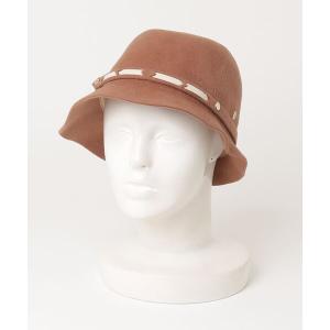 「Helen Kaminski」 ワンポイントハット - ブラウン レディース
