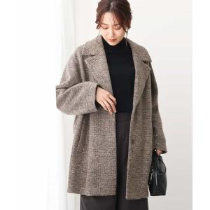 「MK MICHEL KLEIN」 チェスターコート 38 ブラウン レディース