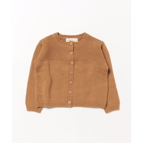 ベビー 「Quincy Mae」KNIT CARDIGAN | WALNUT