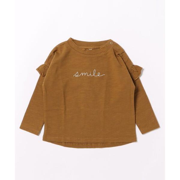 ベビー 「Rylee＋Cru」ruffle long sleeve tee || smile