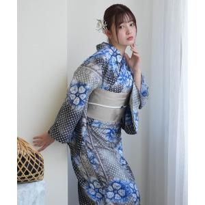 浴衣 有松絞り浴衣3点セット utatane 墨...の商品画像
