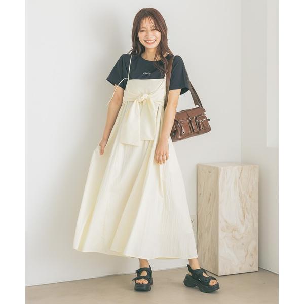 ワンピース 2WAYリボンキャミワンピース  328016