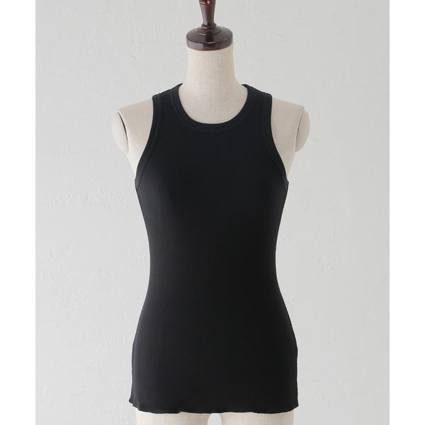 タンクトップ ノースリーブ 「追加」SOFT RIB TANK：タンクトップ レディース