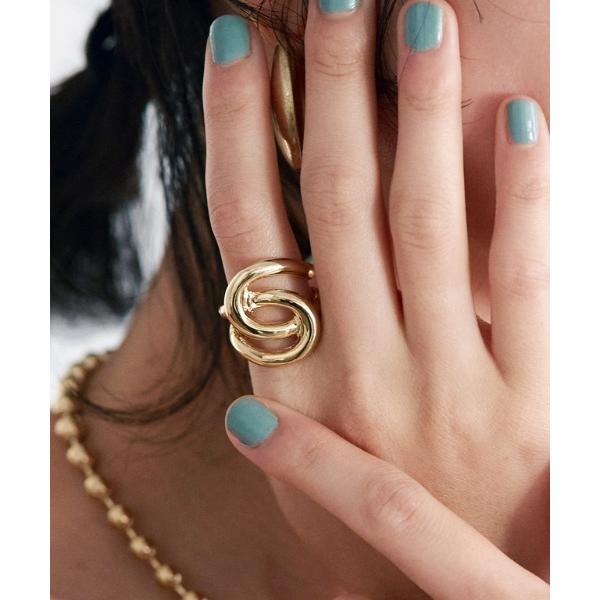 指輪 リング 「RASW」ジオメトリックモチーフリング レディース