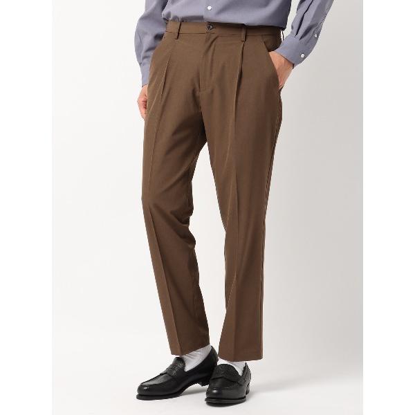 スラックス PERFORMANCE PANTS タックテーパードパンツ ウォッシャブル ストレッチ ...