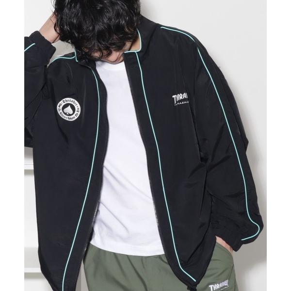 ナイロンジャケット 「THRASHER/スラッシャー」ナイロンタスラン パイピングブルゾン メンズ ...