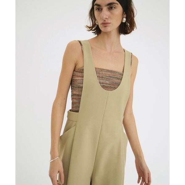 キャミソール MIX BORDER SIDE HOLE KNIT TOPS