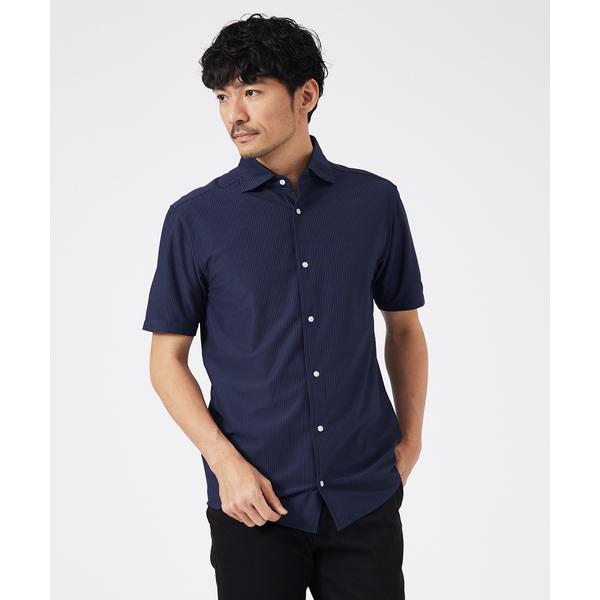 シャツ トリコットサッカー 半袖シャツ メンズ レディース