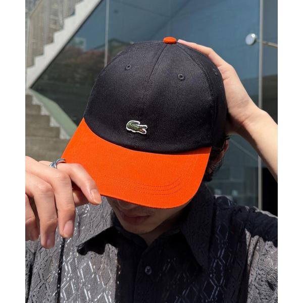 キャップ 帽子 「LACOSTE」バイカラーワンポイントキャップ L1272 メンズ レディース