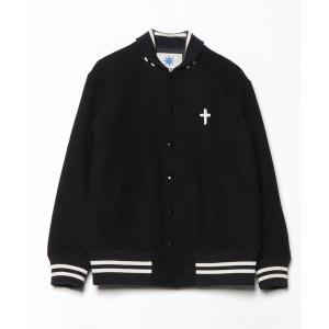 GDC(GRAND CYANION)◇スタジャン/S/ウール/CRM/無地/3GDCL-5062/ジー