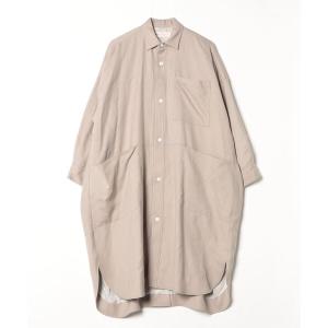 「mintdesigns」 シャツワンピース 2 ベージュ レディース