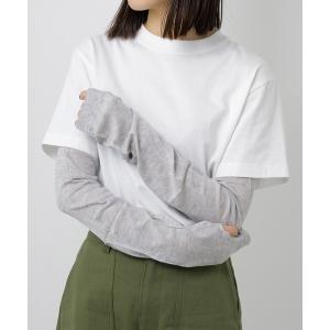 アームカバー UV CUT シルク混 アームカバー 60cm レディース
