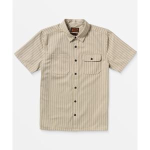シャツ VOLCOM/ボルコム 半袖シャツ/ワークシャツ ストライプ柄 A0412502 メンズ レディース