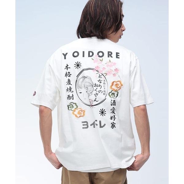 tシャツ YOIDORE となりのおくさんコラボ クルーネック 半袖 Tシャツ 815503 メンズ