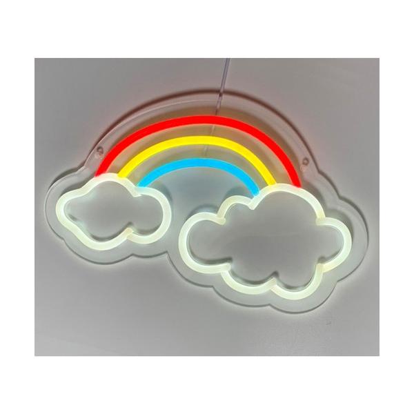 照明 「SLOWER」NEONY SIGN LIGHT Rainbow