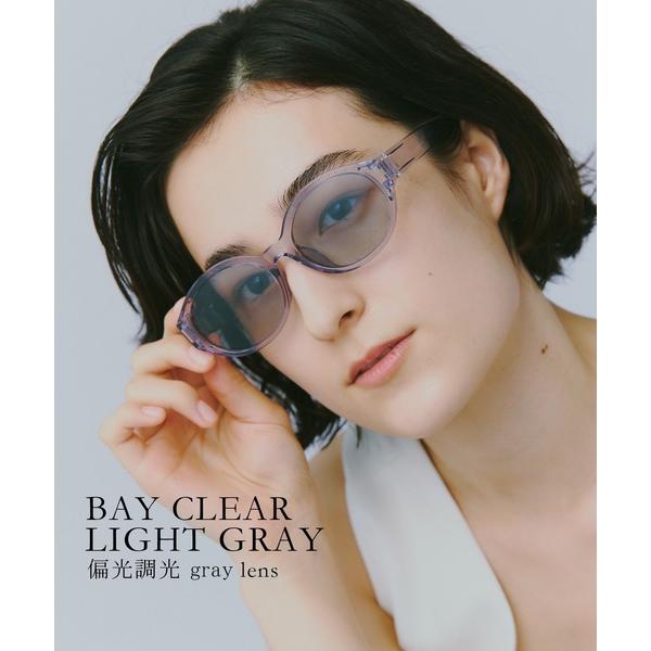 サングラス 「jugaad14」BAY CLEAR light gray レディース メンズ