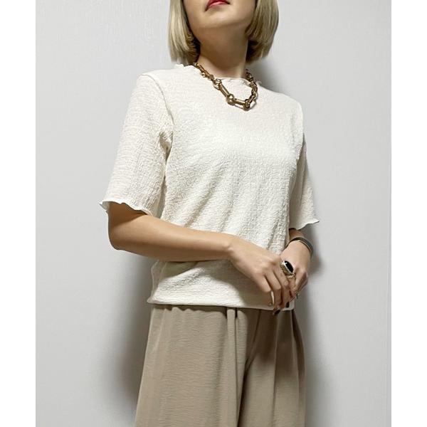 tシャツ 「Fizz/フィズ」　カットシャーリングクルーネックTee レディース