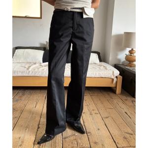 チノパン TCツイルストレートパンツ レディースの商品画像