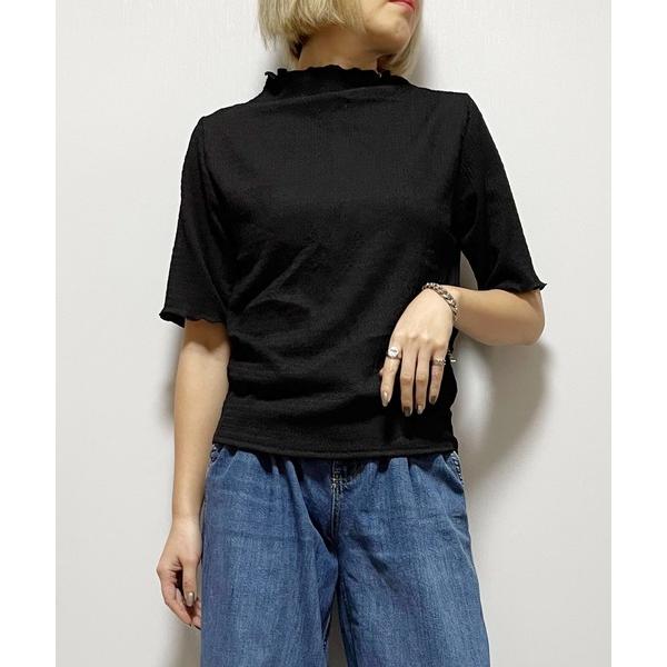 tシャツ 「Fizz/フィズ」　カットシャーリングボトルネックTee レディース