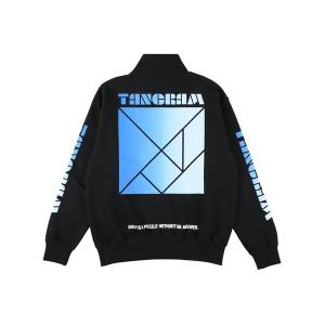TANGRAM トレーナー スウェット GRADATION LOGO HALF ZIP SWEAT TANGRAM トレーナー スウェット GRADATION LOGO HALF ZIP SWEAT