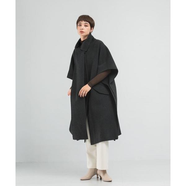 コート アウター le　WOOL MUFFLER HANDMADE CAPE レディース