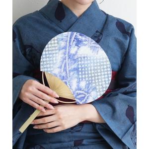 ダンツフレーム　ゆかたまつり　竹うちわ utatane 扇子 うちわ 竹うちわ utatane×有松絞り 日本製 : ZOZOTOWN