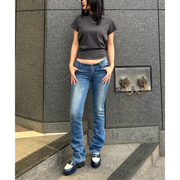 ジーンズ 「VALLAD / バラッド × LONER」 ファニースティッチ ジーンズ メンズ レデ...