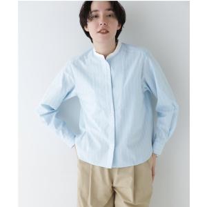 ブラウス シャツ Ｃドビーストライプクレリックシャツ レディース