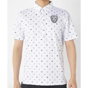 tシャツ FILA GOLF/フィラ ゴルフ ゴルフウェア 接触冷感 遮熱 飛び柄 半袖 シャツ Tシャツ メンズ