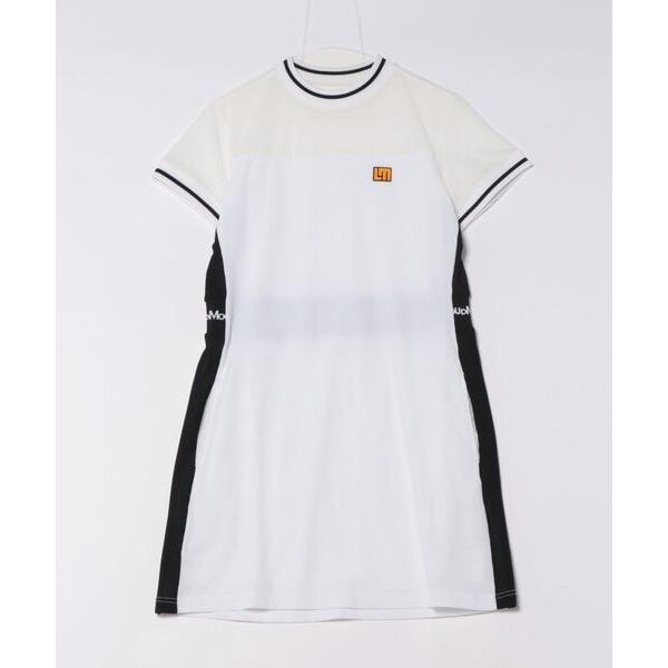 ワンピース LOUDMOUTH/ラウドマウス ゴルフウェア ブランド ロゴ シースルー メッシュ ト...