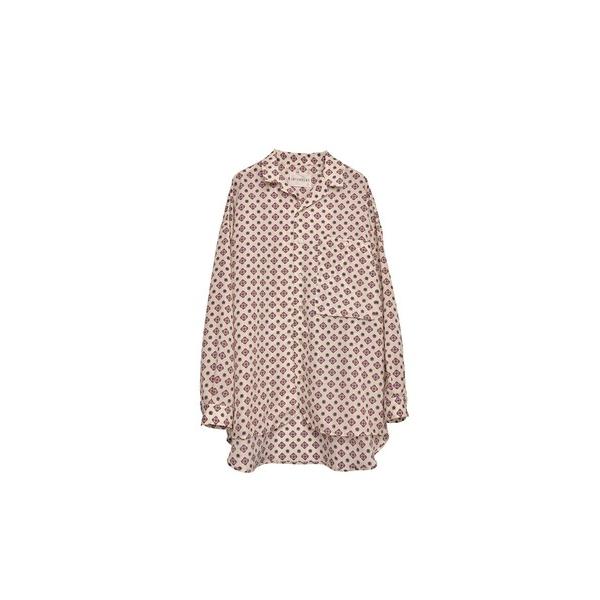 シャツ 「INTERPLAY」Open Collar Over Size Shirt「4：Patte...