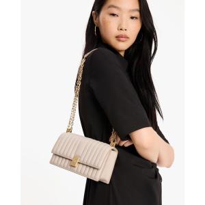 ショルダーバッグ バッグ デコ キルテッド ミニ フラップ チェーン クロスボディ レディース メンズ